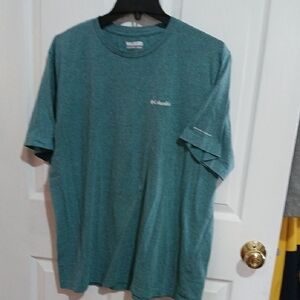 Columbia Men's Teal Short Sleeve Tee
